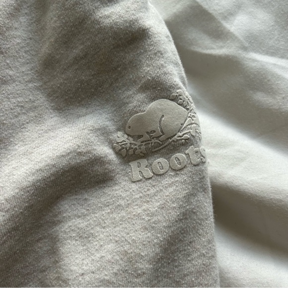 Roots Cooper High Waisted Sweatpant oatmeal size small fits like medium - Picture 8 of 10